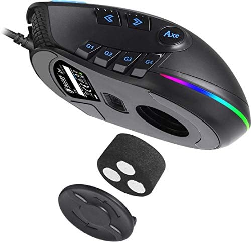 Глувче за игри SADES AX: 12 програмибилни копчиња, RGB -позадинско осветлување, 6 прилагодливи нивоа на DPI, удобно ергономски