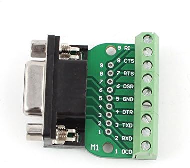 AEXIT DB9 RS232 релеи сериски до терминални женски адаптер конектор за компјутерски таблички релеи за развлечен табла
