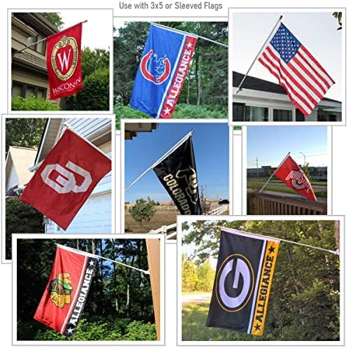 Универзитетот Во Синсинати Беаркатс 3х5 Знаме И Пол Заграда Монтирање Пакет