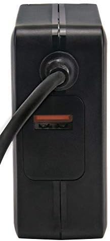 Менхетен Напојување Ѕид Полнач Со Вграден USB-C Кабел-60 W USB-C Конектор За Испорака На Енергија, USB-Порта За Полнење, Црна