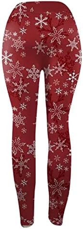 Womenенски топло панталони за женски панталони за спортски печати есен и зимски капри памук swatpants задебелување на јога панталони со високи половини