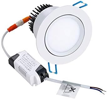 Оклук Ултра-Тенок ТЕНОК Led Downlight со Разводна Кутија Не Затемнета Вдлабнатина Тркалезна Светлина Затворен Ултра-Тенки Тавански