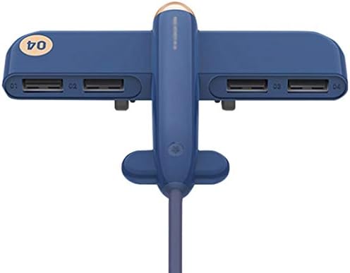 MBBJM USB Сплитер За Четири Приклучен Центар, USB 2.0 Експандер 4-Порта Центар За Податоци Мултифункционален Продолжувач
