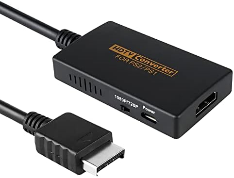 Конверторот PS2 во HDMI, поддршката 1080p и 720p Конвертирајте го адаптерот за PS2/PS1