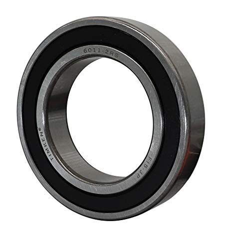 Timken 6011-2RS двојни гумени заптивки на заптивки 55X90X18MM, пред-подмачкани и стабилни перформанси и економични, лежишта со длабоки жлебови.