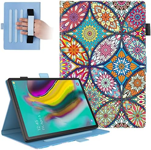 Dteck Galaxy Tab S5e 10.5 Case T720 T725, целосен заштитен флип прилагодлив штанд автоматски будење/спиење паметен капак w/молив