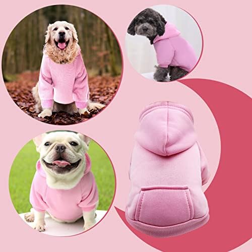 Ruio Pet Dog Classic Knitware Jumper Puppy Hoodie Jumper облека есен зимско куче момче средно руно за мало топло девојче со