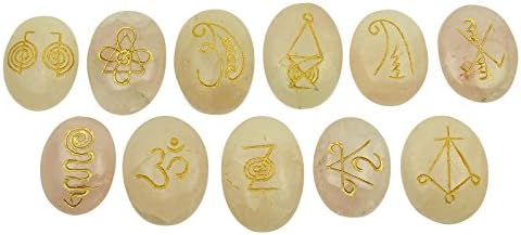 Хармонизирајте ги карненските скапоцени камења 11 компјутери Поставете Каруна Реики лековити камења духовен дар