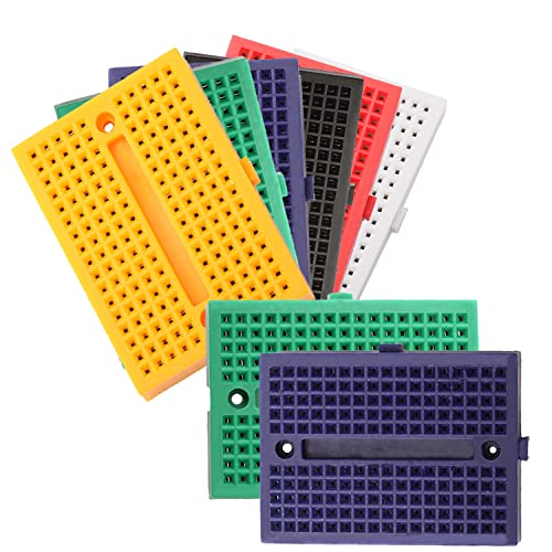 QIYQTIG 6PCS Mini Breadboard со 170 точки на вратоврска SYB-170 комплет за прототип без лемери за проекти за електроника DIY (6