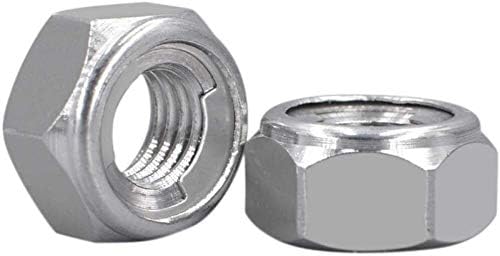 Kekeyang 304 не'рѓосувачки челик Ол-метална хексагонална орев за заклучување, M6M10, не-лизгачки стоп за само-заклучување орев-M8-5