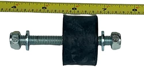 Продавачот 4pk Екстремна гумена подлога за стапало со тешка гума за стапало Анти вибрации од 1 инч дебела 1,5 инчи со двојно издржано