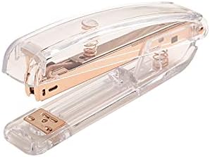 NC Rose Gold Stapler Transparent Stapler Office Supplies Stapler Rose Gold Stapler