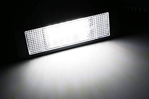 iJDMTOY OEM-Fit 3W Целосна LED Лиценца Плоча Компатибилен Со BMW 1 6 Серија Z4 X2 X4 i3, Напојува со 18-SMD Ксенон Бела LED &засилувач;