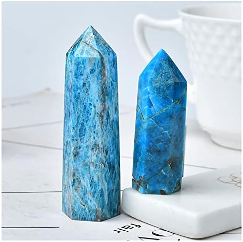 Природна светлина боја сина апатит кристална точка заздравување камен обелиск кварц стапче убав украс за егзорцизи на злобни духови полу-скапоцено камен џед Јасп?