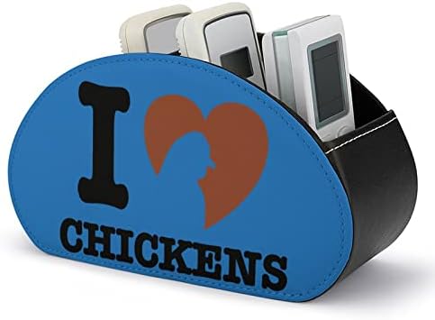 Сакам кутија за организатор на далечински управувач со кокошки со 5 оддели ТВ далечинско складирање кутија за дневна соба спална соба бања