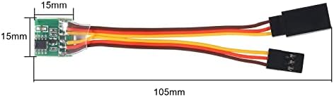QCCAN 3PCS RC Servo Service сигнал ревертор за вртење на инверторот за опрема за управување со авиони