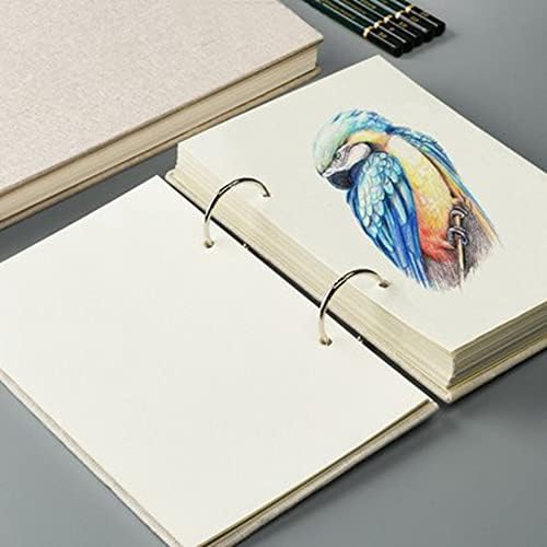 JOOACT SPIRAL BOIND HARDCHEVER SKETCHBOOK 160GSM Дебела хартија 120 страници СкицаПад Уметнички цртеж за пишување хартија за пишување