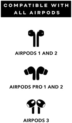 Tapper 18k розово злато позлатена мрежа за мрежни мрежи за AirPods & AirPods Pro