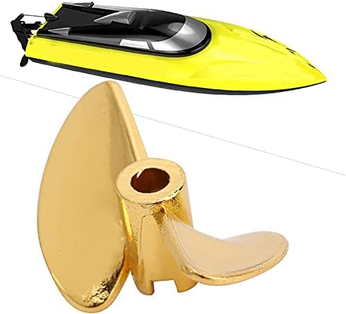 Heyiarbeit RC Boat Propeller 2 Blades Propeller Doad 3,18mm дијаметар 30мм месинг CW за RC Boat Model Boat Gold
