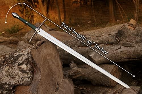 АФХЗАМ РАЗГОВОРНО ФЕЛЕНЦИОНАЛНО ФУНФАНЦИЈАЛНО ВИКИНГ СТАРДЕН СВЕТ | Razor Sharp Full Tang Tang Nirestiance Steel Finge Thinge меч со оригинален