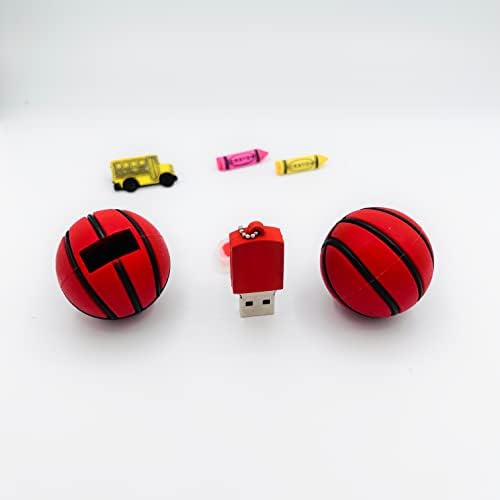 Кошарка Флеш Диск - КОШАРКА USB Диск - Кошарка Палецот Диск За Кошаркари - Кошарка Подароци За Играчи - 16 Свирка Пенкало Диск-Складирање