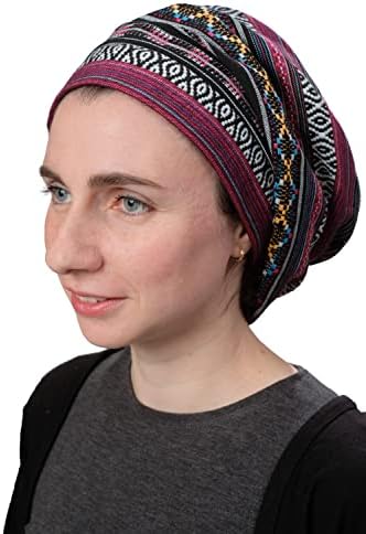 Еврејска глава за покривање на жените Tichel Slouchy Beanie Beret Snood Headcovering