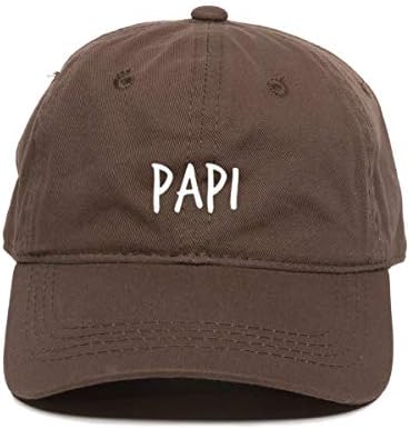 Бејзбол капа на Папи Тато, везена капа на тато, неструктурирана шест панел, прилагодлива лента