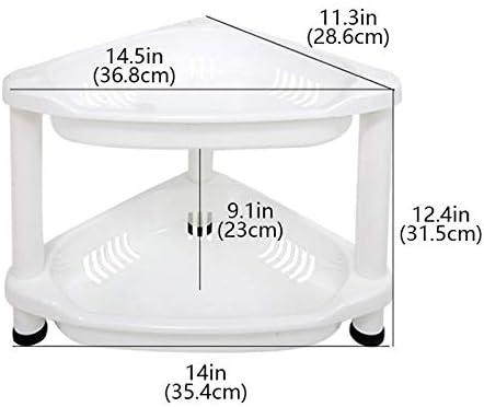 Wxxgy Триаголник за полици за туширање, кој не стои, без држач за дупчење, полици за складирање на организатор за спална соба за