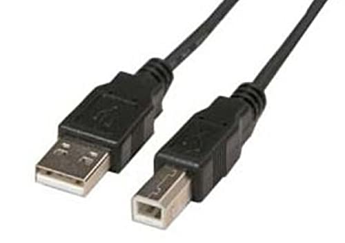 Corpco USB 2.0 печатач кабел А-Б 6 '6 ft Компатибилен со печатачите на Канон, HP, Epson и Brother