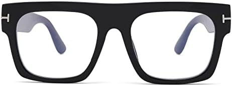 COASION Сина Светлина Блокирање Очила Стилски Плоштад Не-рецепт Очила Рамки За Мажи Жени