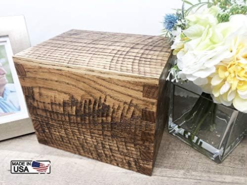 Моментална Животна Кутија Споена Урна За Кремирање Даб-Направена Во САД-Урна За Кремирање Возрасни