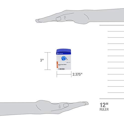 Само прва помош само FAE-6102 SmartCompliance Refill Nitrile Riles, 8 брои