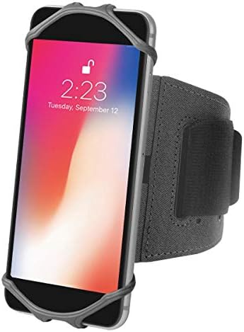 Фолч за Samsung Galaxy A01 - ActiveStrech Sport Armband, прилагодлива амбалажа за тренинг и трчање за Samsung Galaxy A01 - etет Блек