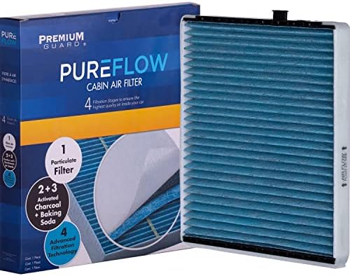 Pureflow Cabin Air Filter PC1040X | Fits 2004-12 Chevrolet Aveo, 2006-11 Aveo5, 2009 Pontiac G3 бран, 2005-07 Wave5, 2005-08 Wave, 2007-10