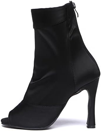Минишион латински танцувачки чизми за жени поштенски забави вечерни чизми сандали L565
