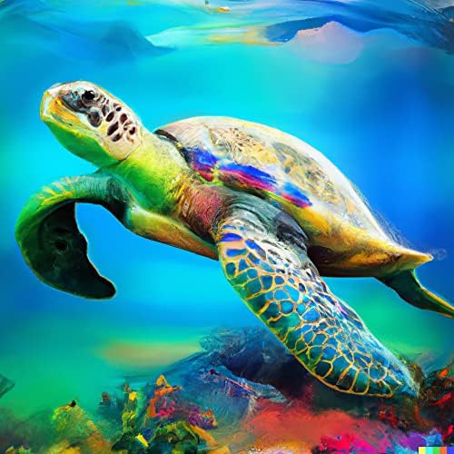 Аишоу Дијамант Сликарство за животни за возрасни, морска желка со целосна вежба дијамантска уметност сликарство крст бод кристал ринестон вез