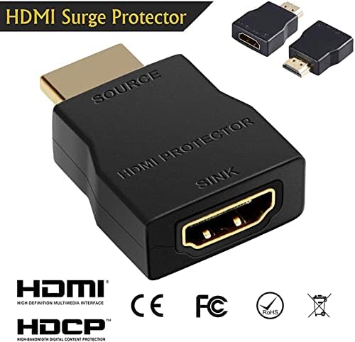 Заштитник на New Care HDMI Surge, Mini Portable HDMI 1.4 Заштитник за заштита од ESD и Surge, Поддршка HDCP