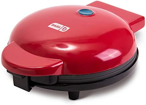 Dash 8 ”Express Express Electric Round Griddle - Red & Mini Maker Electric Round Griddle за индивидуални палачинки, колачиња, јајца