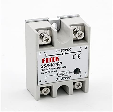 RFXCOM Relay SSR -50DA/60DA/75DA DC CONTROL AC SSR Бела школка со една фаза цврста состојба на цврста состојба без пластично покритие