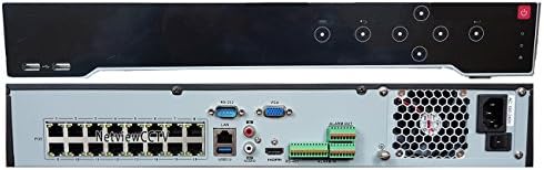 HikVision 4K UHD 32CH Вграден приклучок и репродукција NVR H.265 16CH POE поддржано 12MP снимање 4Sata 6TB HDMI VGA Alarm Audio In Out