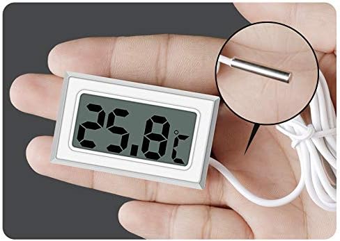 Термометар за резервоар за риби UXZDX, специјален прецизен електронски дигитален дисплеј, мерач на температура на вода Општо