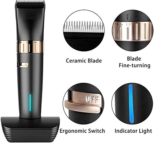 XY&засилувач; YD Машинка За Коса На Полнење За Мажи, Електричен Комплет За Сечење Коса За Почетници Пријателски Мажи, Професионални