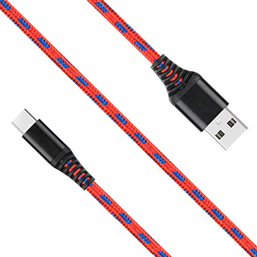 USB Type C Брз кабел за полнач, 2PACK 10FT Брзо полнење жици за Samsung Galaxy S20 S10 S1