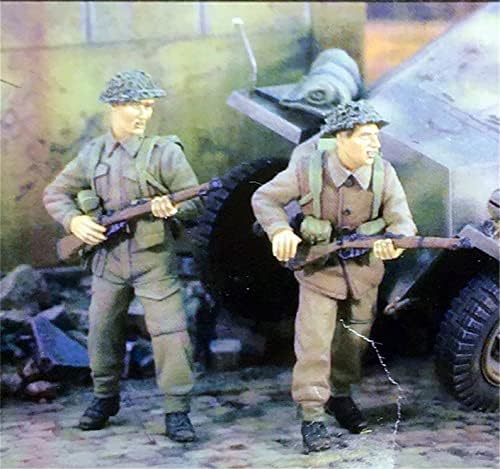 1/35 смола Војник модел на војник на Втората светска војна, минијатурен комплет за борба против смола // J9S-U2