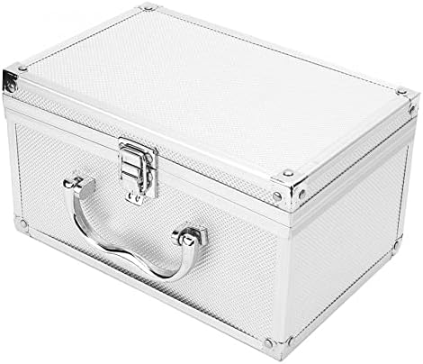 JKUYWX 230 * 150 * 125mm Алуминиумска Легура Кутија Со Алатки Пренослив Цврст Организатор Тешко Носење Практична Кутија За Инструменти За
