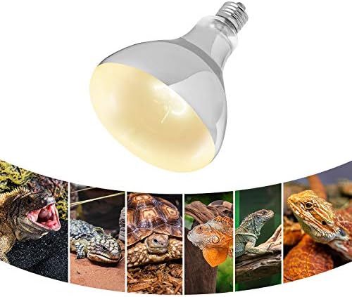 Wacool reptile топлинска ламба uva uvb reptile светло сите во едно, симулирана целосна спектар на сијалица за сончева светлина за рептил