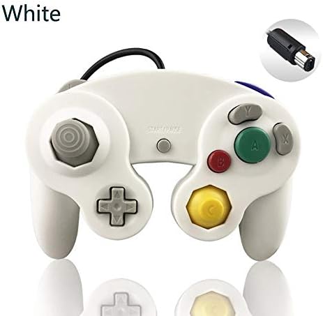 Auzmi Gamecube Контролер Компатибилен Со Nintendo Wii Gc Класичен Жичен Контролер NGC Gamepad Со Вибрации За Gamecube Конзола