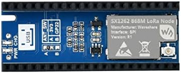 SX1262 LORA Node Module за малина Пи Пико серии, поддршка на протокол за Лораван, достапни различни фреквенциски ленти