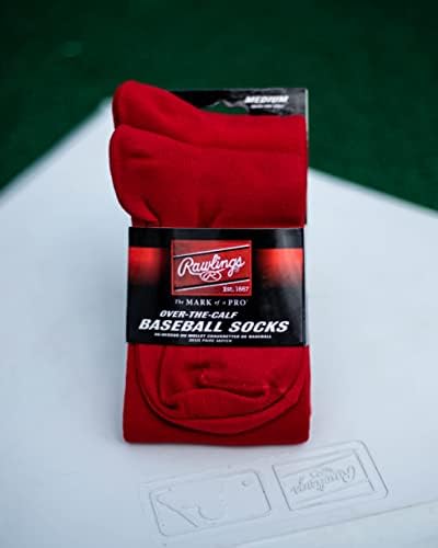 Cawlings Baseball/Fastpitch чорапи со мекобол | 2 пар | Повеќе големини/бои