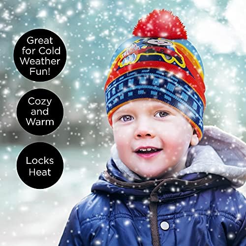 Зимска капа и белезници на Бебе-момчиња Метел, дете, дете на дете на возраст од 2-4 години